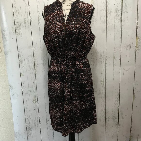 Apt. 9 Dresses & Skirts - Apt 9 sleeveless mini length dress.  Size Large.  Black, brown, peach, gold